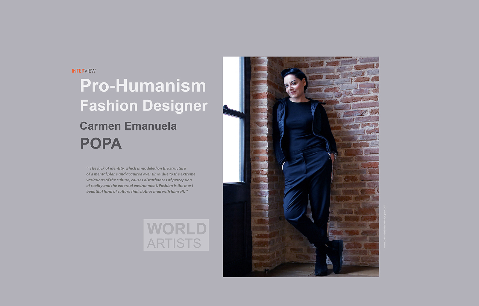  Artista Carmen Emanuela Popa despre situația de astăzi a umanității